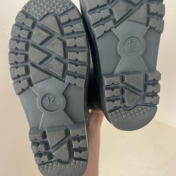 Grey Toddler Rain Boots, Size 12 - Picture 3 of 3